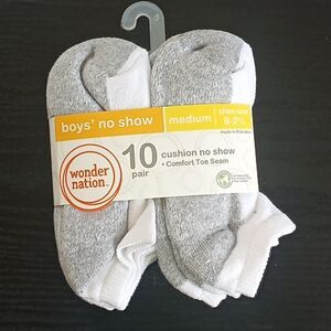 Boys Cushion No Show Socks
